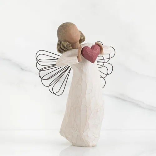 Vista 3 de Angel Willow Tree - Con amor - 5.5" (13.97 cm) de alto