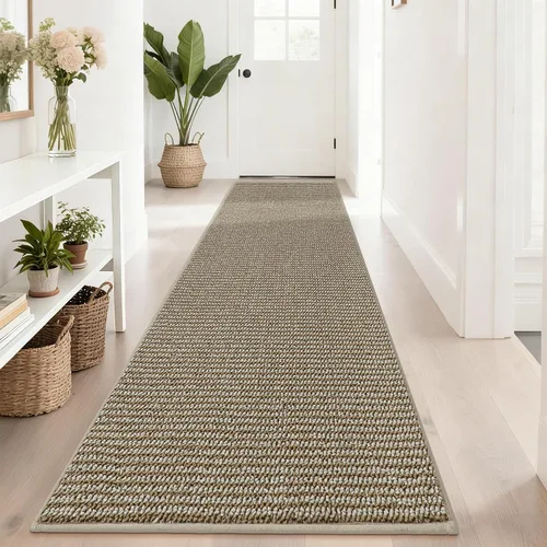 Vista 38 de BEQHAUSE Alfombra de Entrada de 20"x32" Tapete Interior para Puerta Antideslizante Lavable, Alfombras de Pasillo Absorbentes y Resistentes a Manchas
