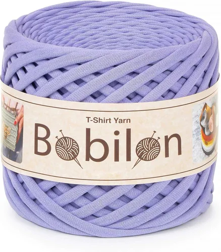 Vista 43 de Hilo de camiseta de algodón de 5 a 0.276 in, 328.1 ft / 110 yardas, para ganchillo, tejido y macramé, ártico 100% cotton t shirt yarn for crochet