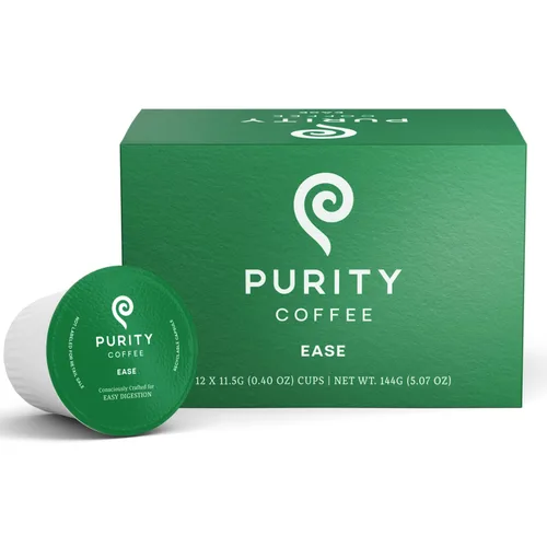Vista 9 de Purity Coffee BALANCE 2/3 Café descafeinado de tostado medio en cápsulas de una sola porción K Pods (12 unidades de taza) - Café descafeinado