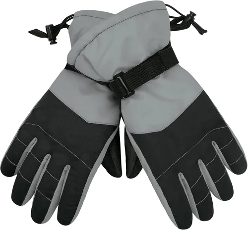 Vista 3 de American Trends Kids Waterproof Winter Gloves with Zip Pocket Snow Ski Gloves Boys Girls Toddler Touchscreen Snowboard Gloves