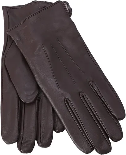 Vista 4 de Guantes de piel de cordero de napa de lujo para hombre