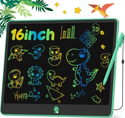 Vista 10 de Hockvill: Tableta de escritura LCD para niños de 8.8 pulgadas, juguetes para niñas y niños, pizarra para dibujar para niños de 3, 4, 5, 6, 7 años