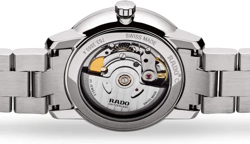 Vista 3 de Rado Coupole Classic Silver Dial Acero Inoxidable Reloj Masculino Automático R22860023, plateado