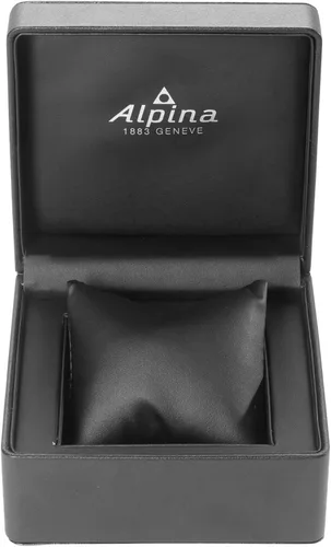 Vista 2 de Alpina Correa de fibra de vidrio negra Alpiner X para hombre (AL-283LBB5AQ6), Negro y Negro, Alpiner X - Reloj inteligente de fibra de vidrio negra