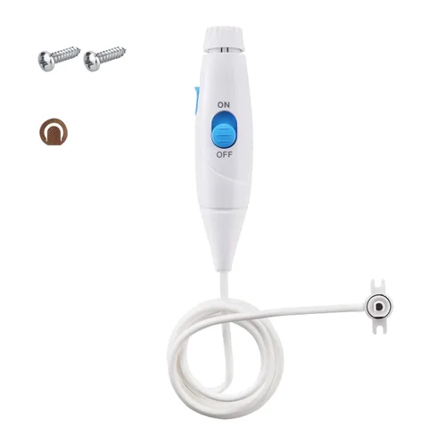 Vista 7 de Manguera de repuesto y piezas de mango compatibles con Waterpik Water Flosser WP-100 WP-140 WP-150 WP-900 Series Irrigador Oral, Mango de plástico