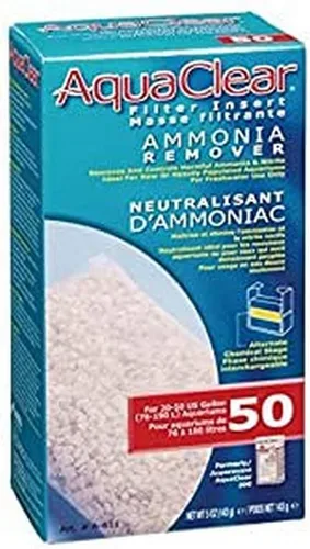 Vista 6 de Aqua Clear AquaClear 20 Insertos para remover amoníaco, medios de repuesto para filtro de acuario, A596