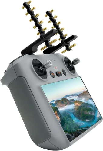 Vista 5 de Yagi - Amplificador de señal de antena para DJI RC 2, amplificador de rango de antena para DJI Air 3/Mini 4 Pro Control remoto Accesorios RC