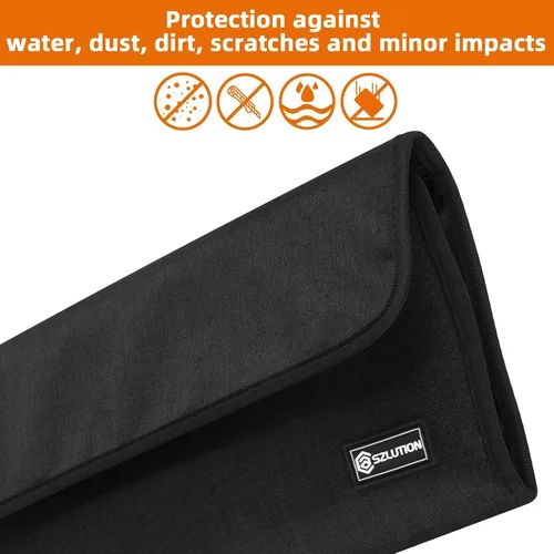 Vista 5 de Funda de viaje para accesorios de Apple, compatible con teclado mágico, trackpad, mouse - Funda (negro)