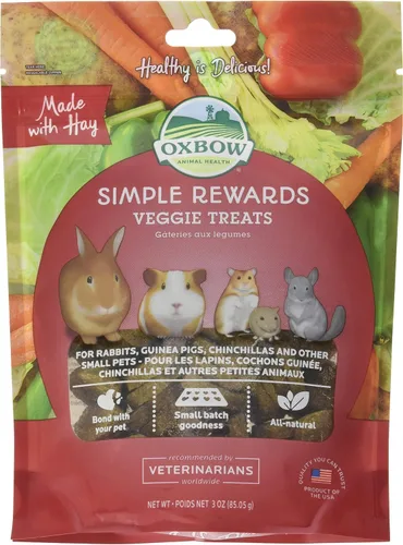 Vista 15 de Oxbow Simple Rewards - Golosinas de conejillo de indias y conejos, plátano