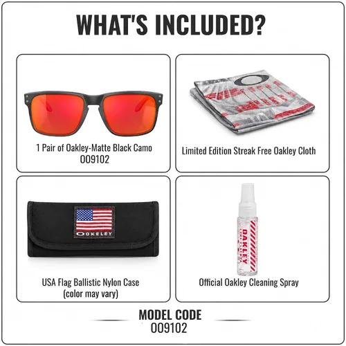 Vista 2 de Oakley HOLBROOK BLACK CAMO COLLECTION OO9102 Sunglasses With Official Kit