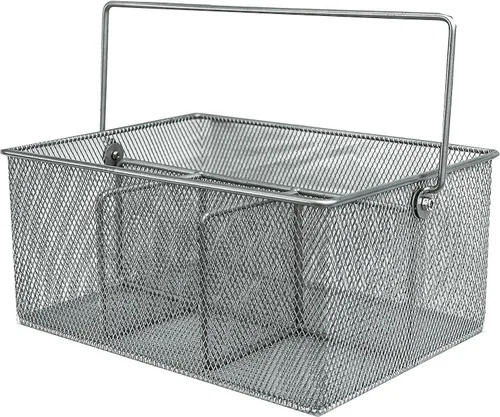 Vista 10 de Organizador de utensilios – Organizador de cubiertos para fiestas, soporte para cucharas, organizador de buffet para condimentos, servilletas, Negro