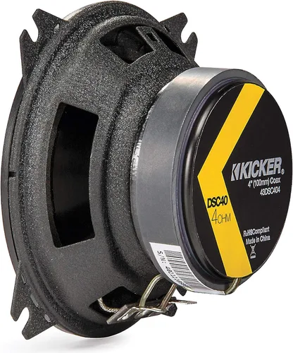 Vista 4 de Par de altavoces coaxiales KICKER DSC40 de 4 pulgadas (100 mm), 4 ohmios