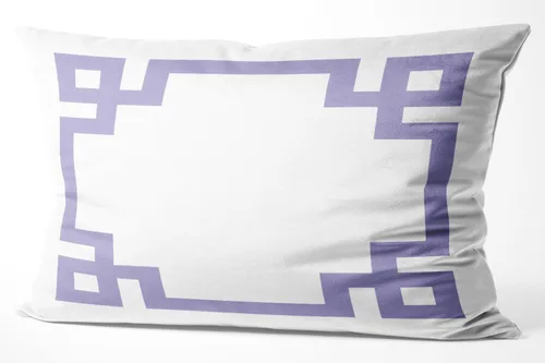 Vista 75 de Funda de almohada rectangular con cremallera en un lado impreso de 12 x 16 pulgadas, color blanco y rosa intenso Rosa fucsia