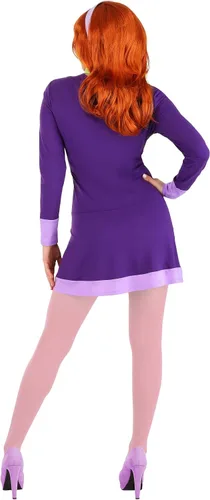 Vista 6 de Disfraz clásico de Scooby Doo Daphne para mujer, Púrpura