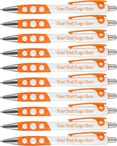 Vista 2 de SyPen Bolígrafos personalizados con logotipo/texto, paquete de 350 unidades a granel para negocios, fiestas y eventos, impresión personalizada