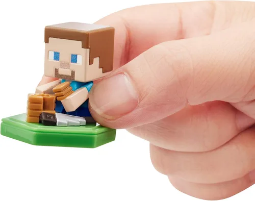 Vista 3 de Mini figura oficial de Minecraft Boost Genoa Crafting Steve