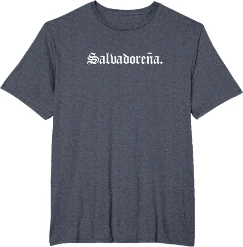 Vista 88 de Camiseta Salvadoreña Mujer, Negro