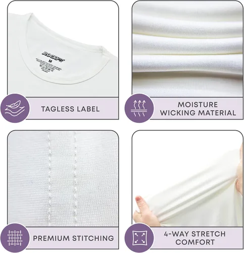 Vista 50 de Rocky Ropa interior térmica para niños, ropa interior larga para niños, capa base para clima frío/esquí