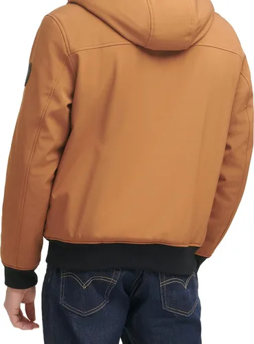 Vista 2 de Levi's Chaqueta bomber con capucha y forro de sherpa suave para hombre