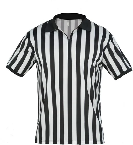 Vista 3 de Mato & Hash Camisas de árbitro para hombre/Jersey de árbitro con cuello para oficiar y disfraces