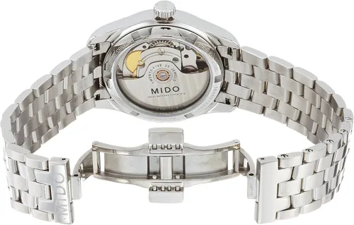 Vista 3 de Mido Watch Reloj de madre perla Belluna Lady Automatic Mido Caliber 80 (base ETA C07.611) para mujer, Nácar