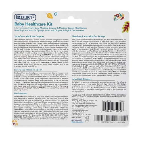 Vista 9 de Dr. Talbot's Kit completo de cuidado de la salud de la guardería para bebé, 7 piezas