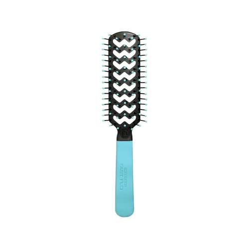Vista 11 de Cricket Static Free Fast Flo Color Vent Hair Brush - Secado rápido y con secador, desenredante y peinado sin encrespamiento - Cerdas antiestáticas
