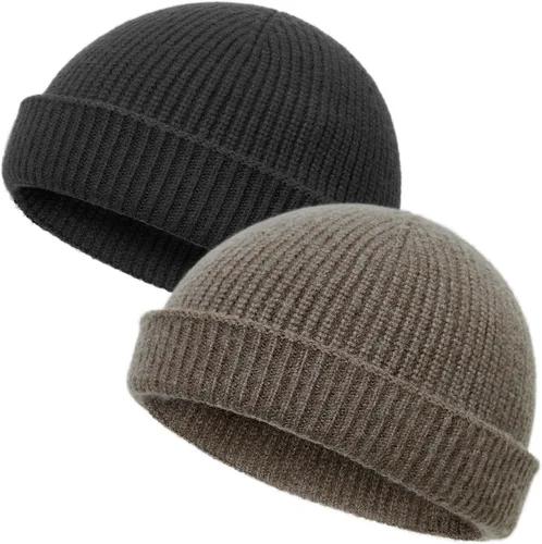 Vista 20 de vidsel Gorro de lana fina de pescador para hombres y mujeres, gorra de moda
