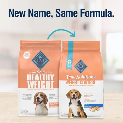 Vista 2 de Blue Buffalo True Solutions Alimento seco natural para control de peso para perros adultos, con pollo, bolsa de 4 libras