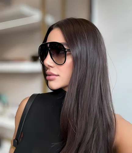 Vista 9 de Lentes de sol estilo aviador retro para mujeres y hombres, de gran tamaño, clásicos de los años 70, vintage, a la moda, sin enredos, cuadrados
