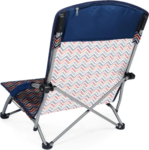 Vista 3 de ONIVA - una marca Picnic Time - Silla de playa Tranquility con bolsa de transporte - Silla de playa baja