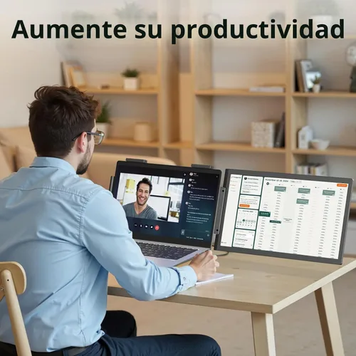 Vista 10 de Extensor de pantalla para portátil de 15,6 pulgadas, extensor de monitor