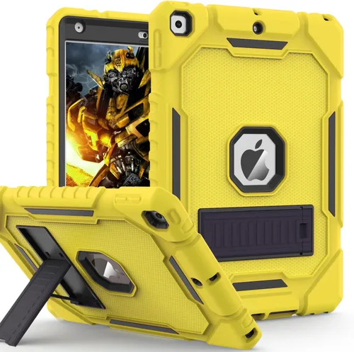 Vista 12 de ZoneFoker Funda para iPad de 9ª/8ª/7ª generación 2021/2020/2019 (10.2 pulgadas), Resistente de Servicio Pesado Grado Militar a Prueba de Golpes