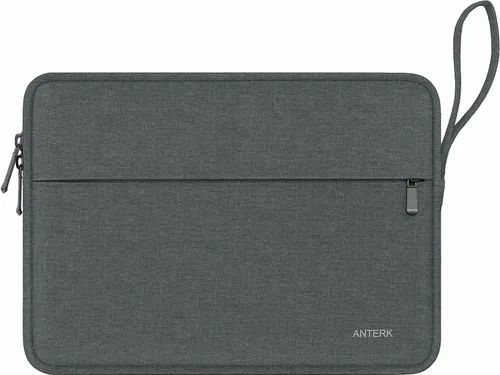 Vista 11 de Funda para portátil de 13 pulgadas, resistente al agua, con asa, a prueba de golpes, bolsa protectora para laptop compatible con MacBook Air Negro
