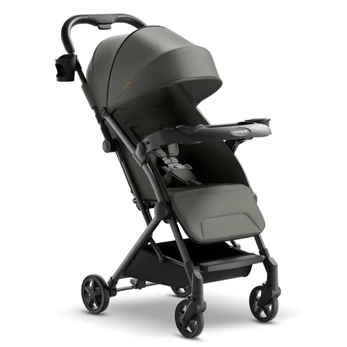 Vista 11 de Mompush Lithe V2 - Cochecito de viaje ligero, compacto y plegable con bolsa de viaje, cochecito plegable con una sola mano, bandeja para aperitivos