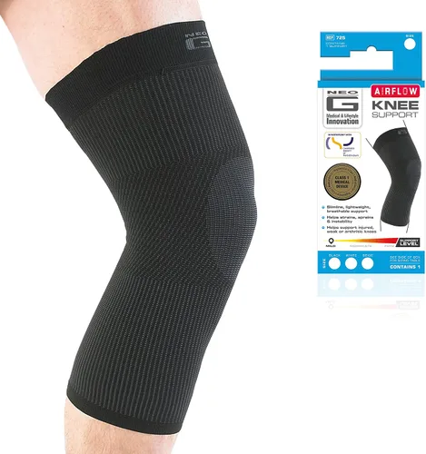 Vista 7 de Neo-G Rodillera para uso diario, deportes, buena para esguinces, tensiones, músculos débiles, rodilleras para hombres y mujeres, flujo de aire