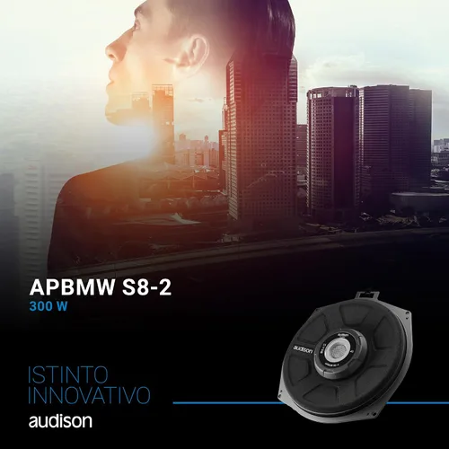 Vista 2 de Audison AP BMW S8-2 Prima Series 8" (200mm) Subwoofer 2Ω para BMW