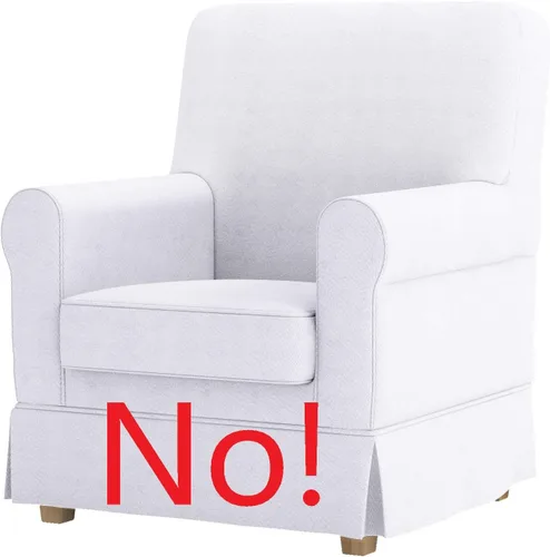 Vista 8 de Funda para silla Ektorp resistente compatible con funda de sofá IKEA Silla Poliéster Gris Claro