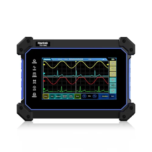 Vista 14 de Hantek TO1112 Osciloscopio de tableta con pantalla táctil, osciloscopio digital de mano de 2 canales, 110MHz