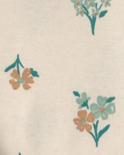 Vista 5 de Carter's Conjunto de pantalón de 3 piezas para bebé niña Floral verde