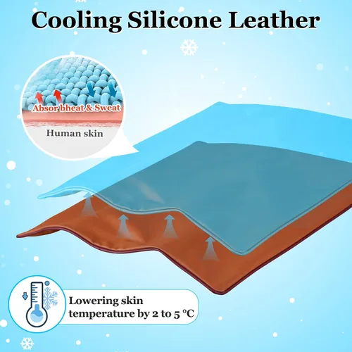 Vista 4 de Paquete de 2 fundas de almohada para exteriores de 12 x 20 pulgadas, resistente al agua, de piel de silicona, resistente a los rayos UV, resistente