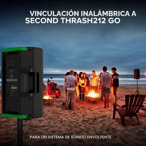 Vista 5 de Mackie Thrash212 GO Altavoz de 12" con batería
