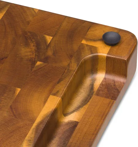 Vista 5 de WMF Acacia, madera suave es de acero más suave, la tabla ofrece una base flexible y por lo tanto amigable con la cuchilla para todo tipo de trabajos