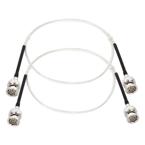 Vista 18 de XRDS -RF 2 piezas de cable SDI de 1 pie, cables de puente HD-SDI BNC macho de 75 ohmios RG179 para cámara de video BMCC