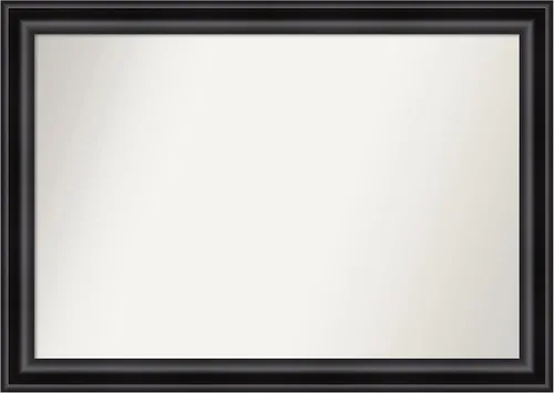 Vista 580 de Amanti Art Espejo personalizado, espejo de baño negro puente, espejo de pared o espejo de tocador de baño sobre el fregadero (26 x 26 pulgadas)