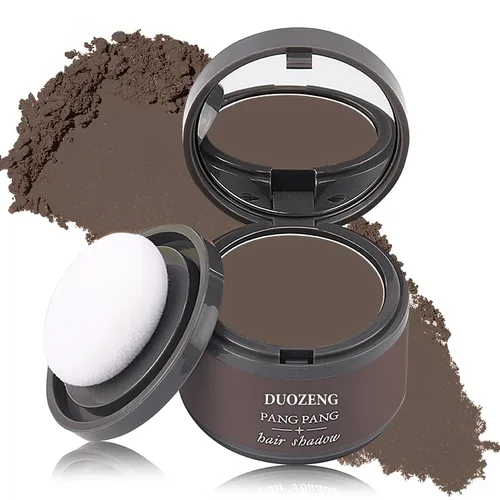 Vista 29 de Cubierta de raíz en polvo para cabello fino (7# castaño castaño) para mujeres y hombres