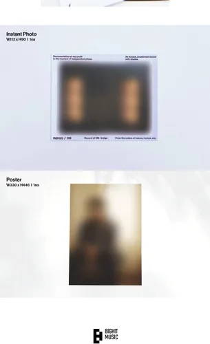 Vista 5 de BTS RM Indigo 1st Solo Album 2 Edición SET Out Box+Libro de Letras de 32p+Postal de 30p+1p PhotoCard+1p Foto Instantánea+1p Guía de Usuario+1p Guía