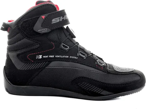 Vista 4 de SHIMA Exo - Botas de motocicleta para mujer, zapatos de cuero ventilado, protector de tobillo corto, para bicicleta urbana, estilo casual, botas
