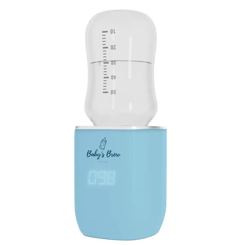 Vista 19 de Baby Brew Calentador de biberón portátil Pro Calentadores de leche para leche materna o fórmula, diseño a prueba de fugas, apto para viajes